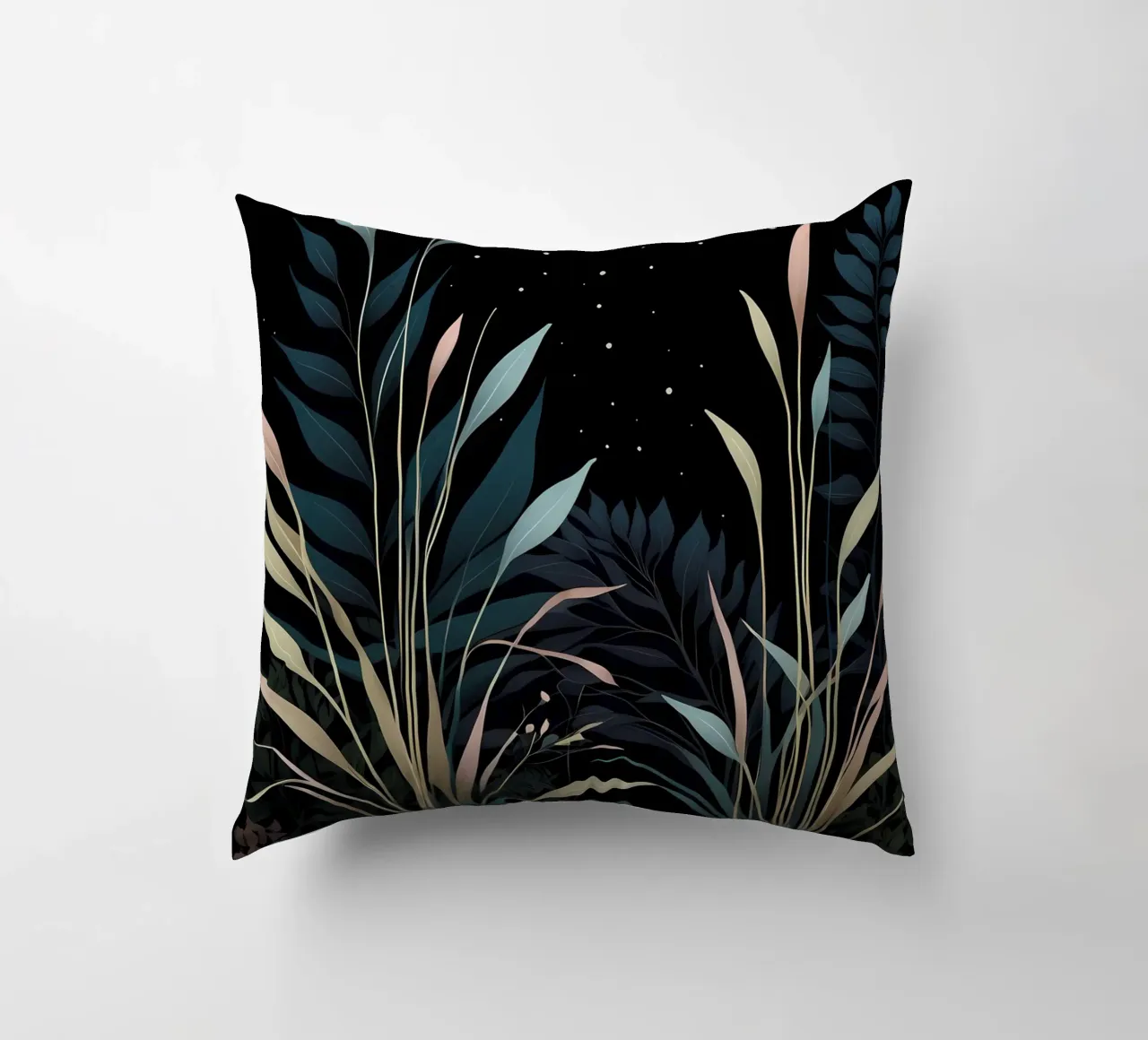 Incantevole giardino notturno cuscino da Artistic-shop