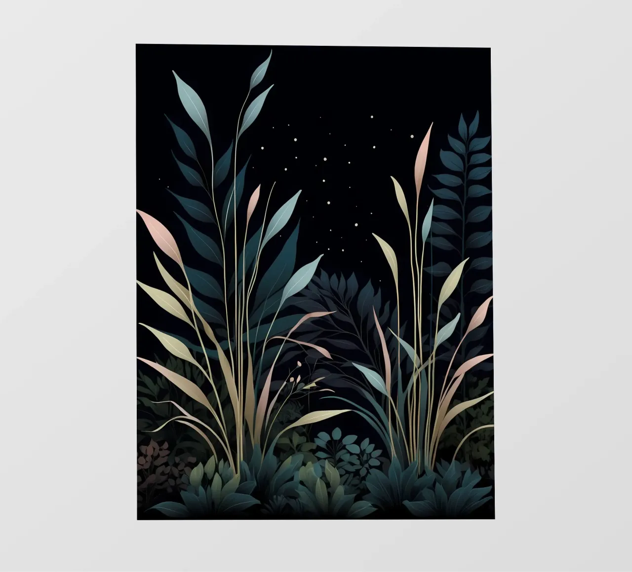 Incantevole giardino notturno telo in pvc da Artistic-shop