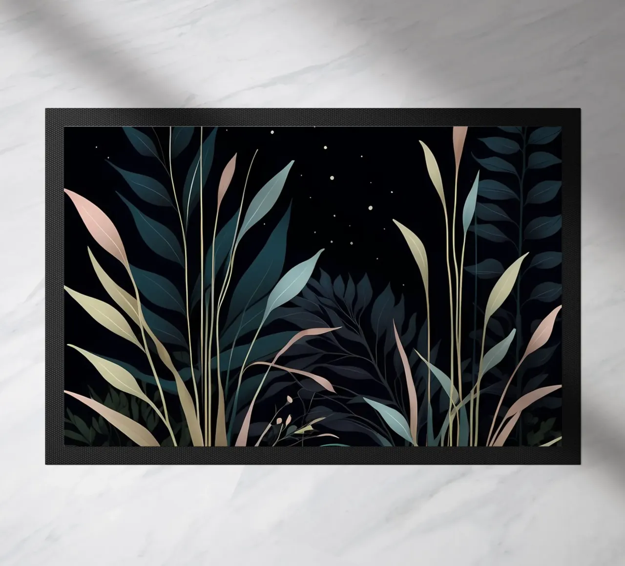 Incantevole giardino notturno zerbino da Artistic-shop