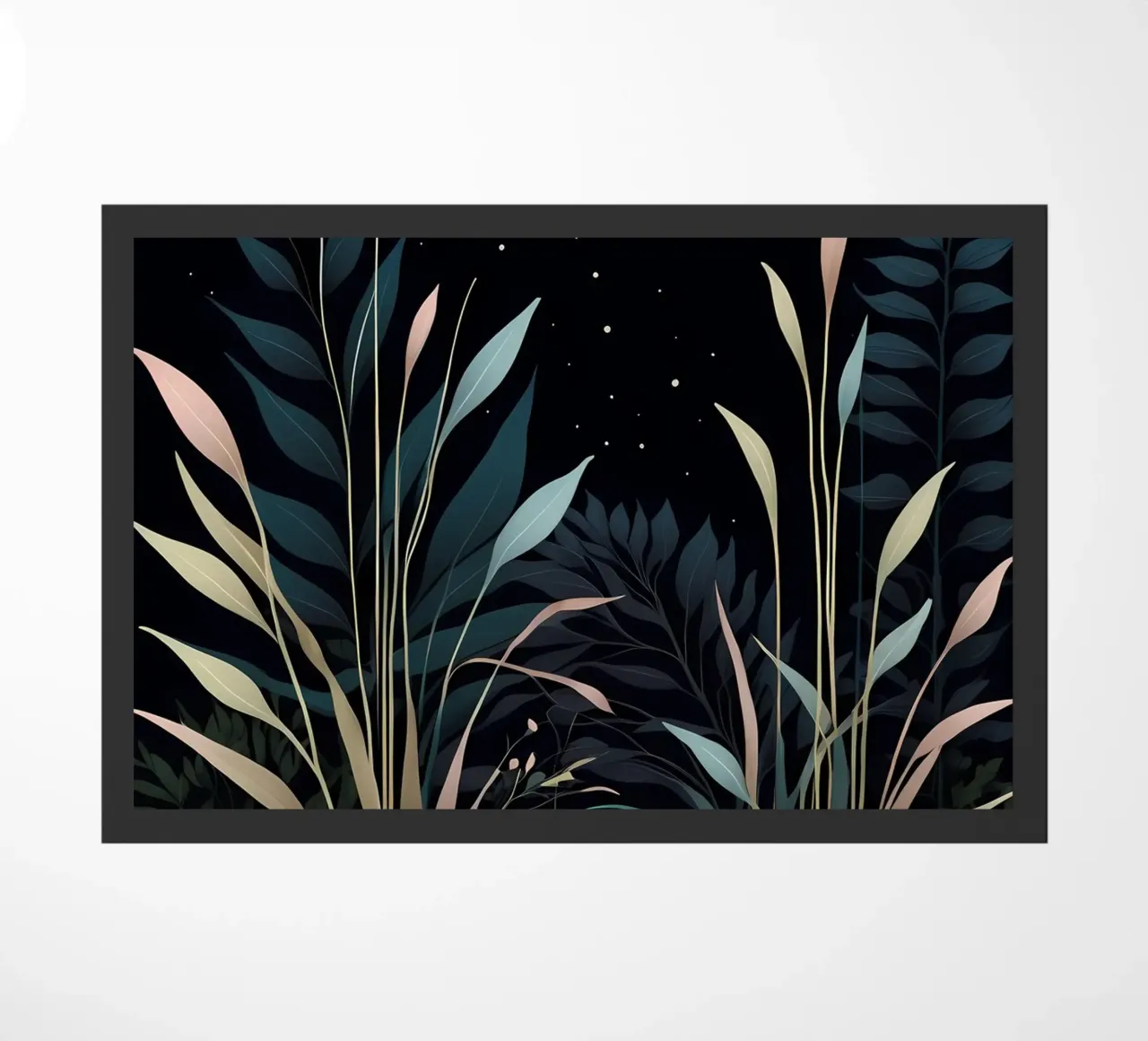Incantevole giardino notturno zerbino da Artistic-shop