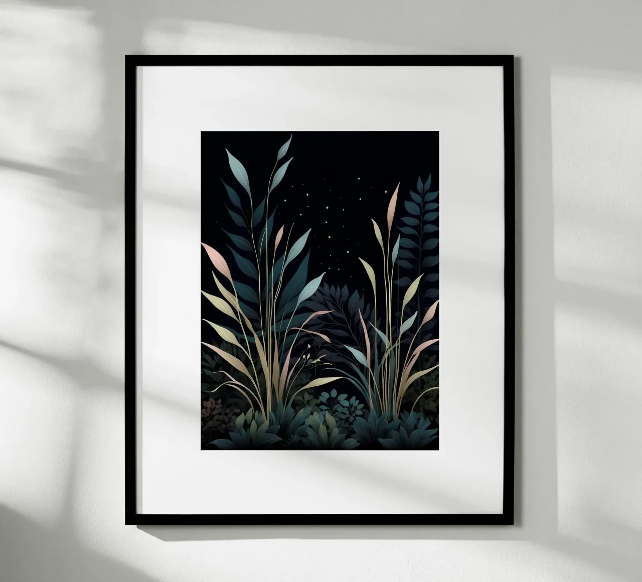 Incantevole giardino notturno carta hahnemühle da Artistic-shop