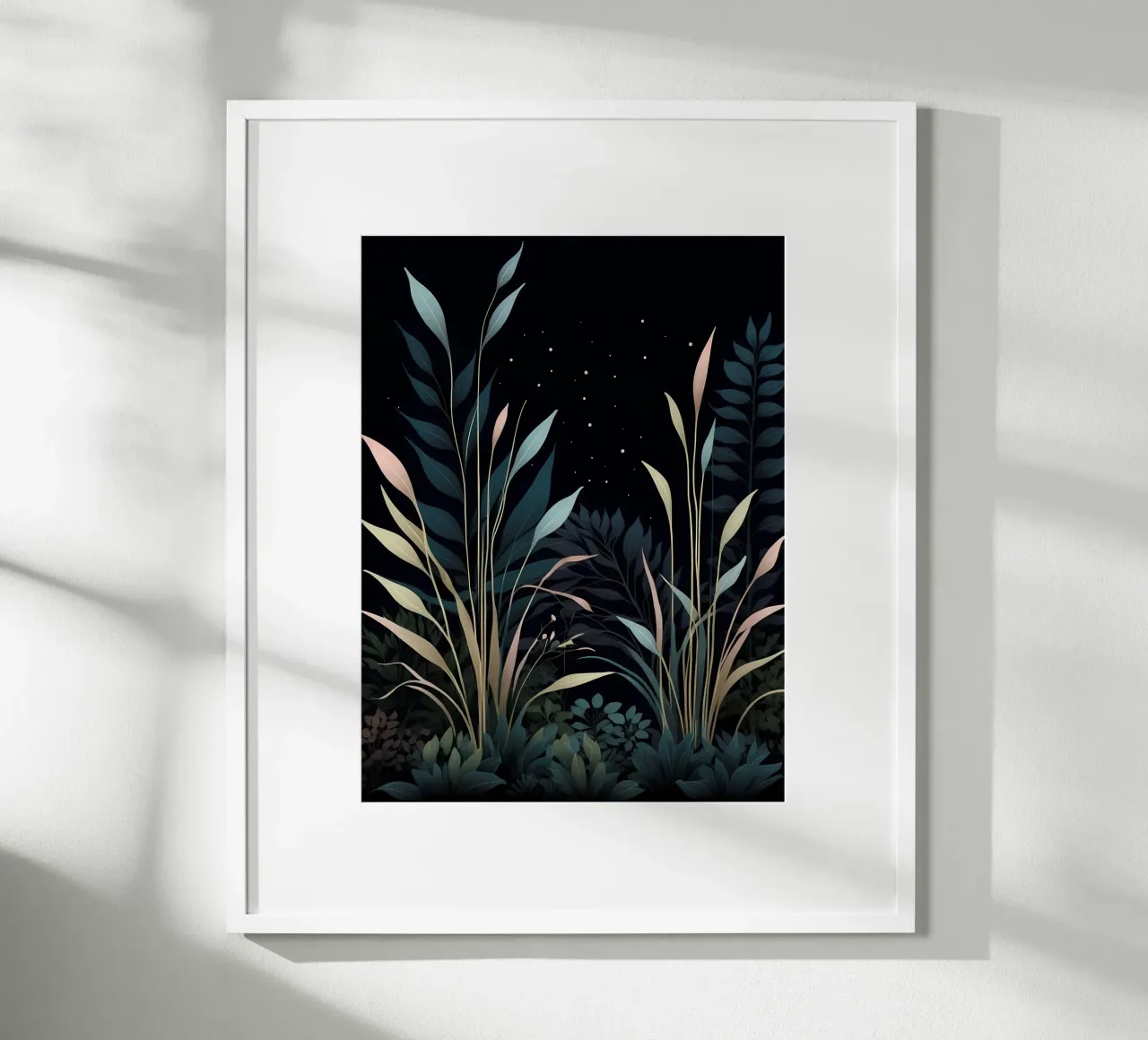Incantevole giardino notturno carta hahnemühle da Artistic-shop