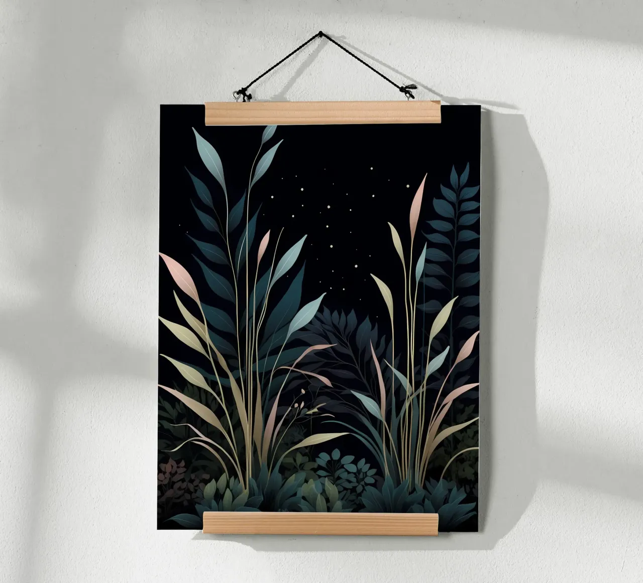 Incantevole giardino notturno carta hahnemühle da Artistic-shop