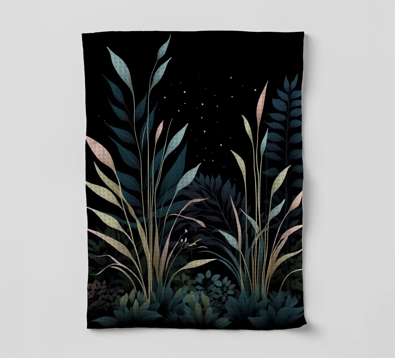 Incantevole giardino notturno canovaccio da cucina da Artistic-shop