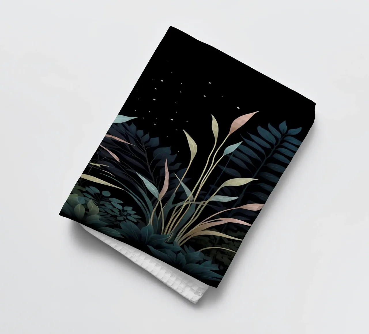 Incantevole giardino notturno canovaccio da cucina da Artistic-shop
