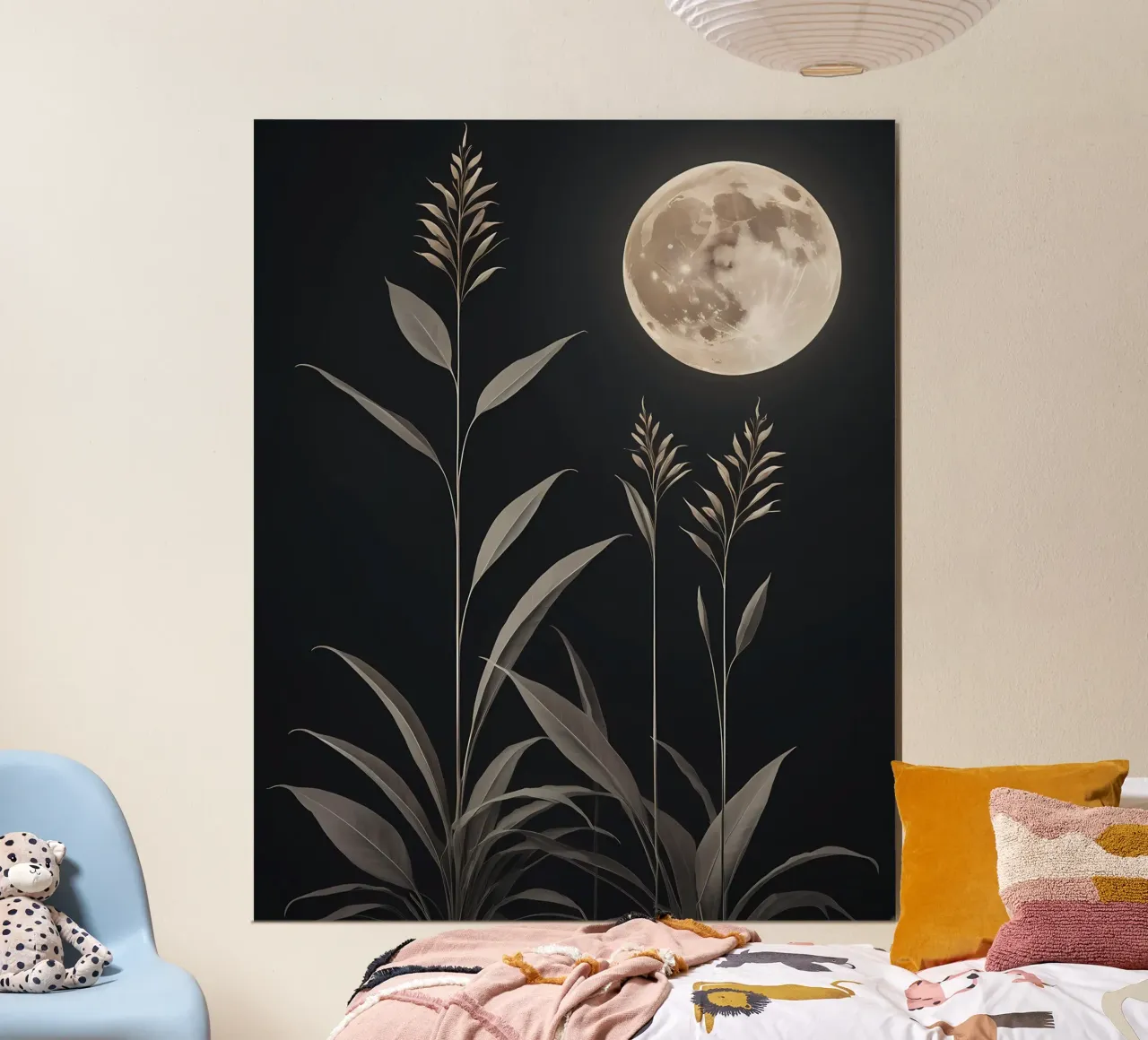 Serenata al chiaro di luna poster con telaio in plastica da Artistic-shop