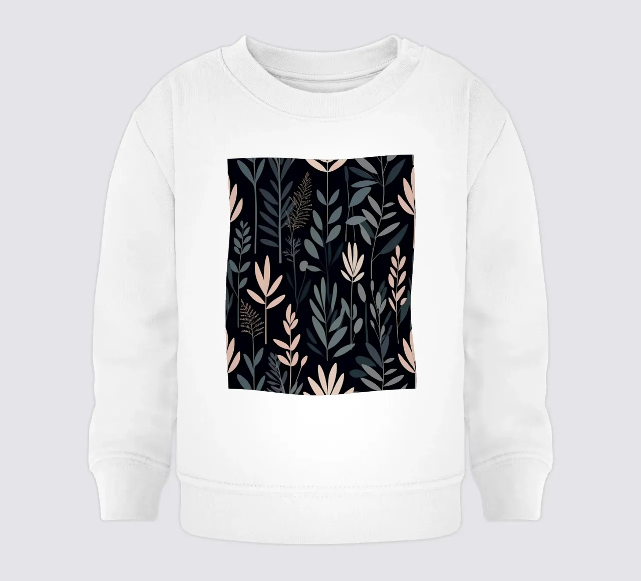 Gelassener botanischer Abstrakt Baby Sweatshirt von Artistic-shop