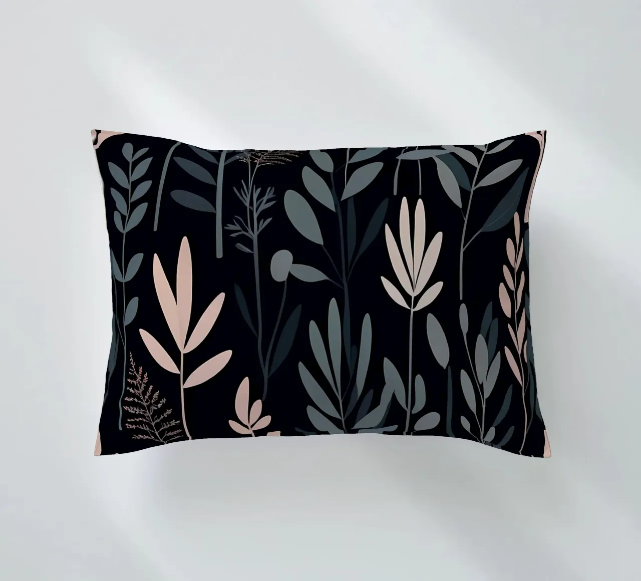 Sereno astratto botanico cuscino da Artistic-shop
