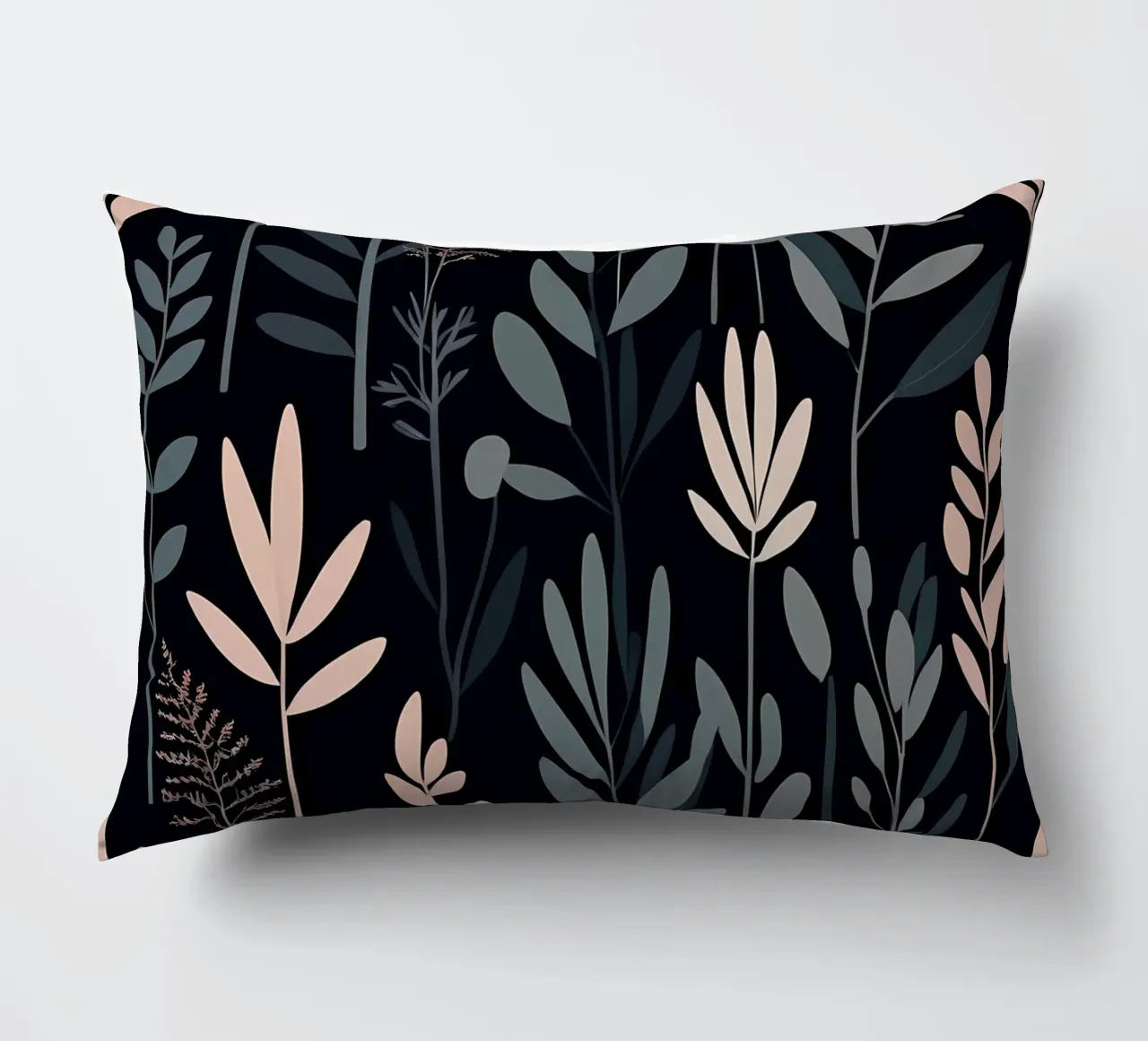Serene Botanical Abstract decorative cushion by Artistic-shop