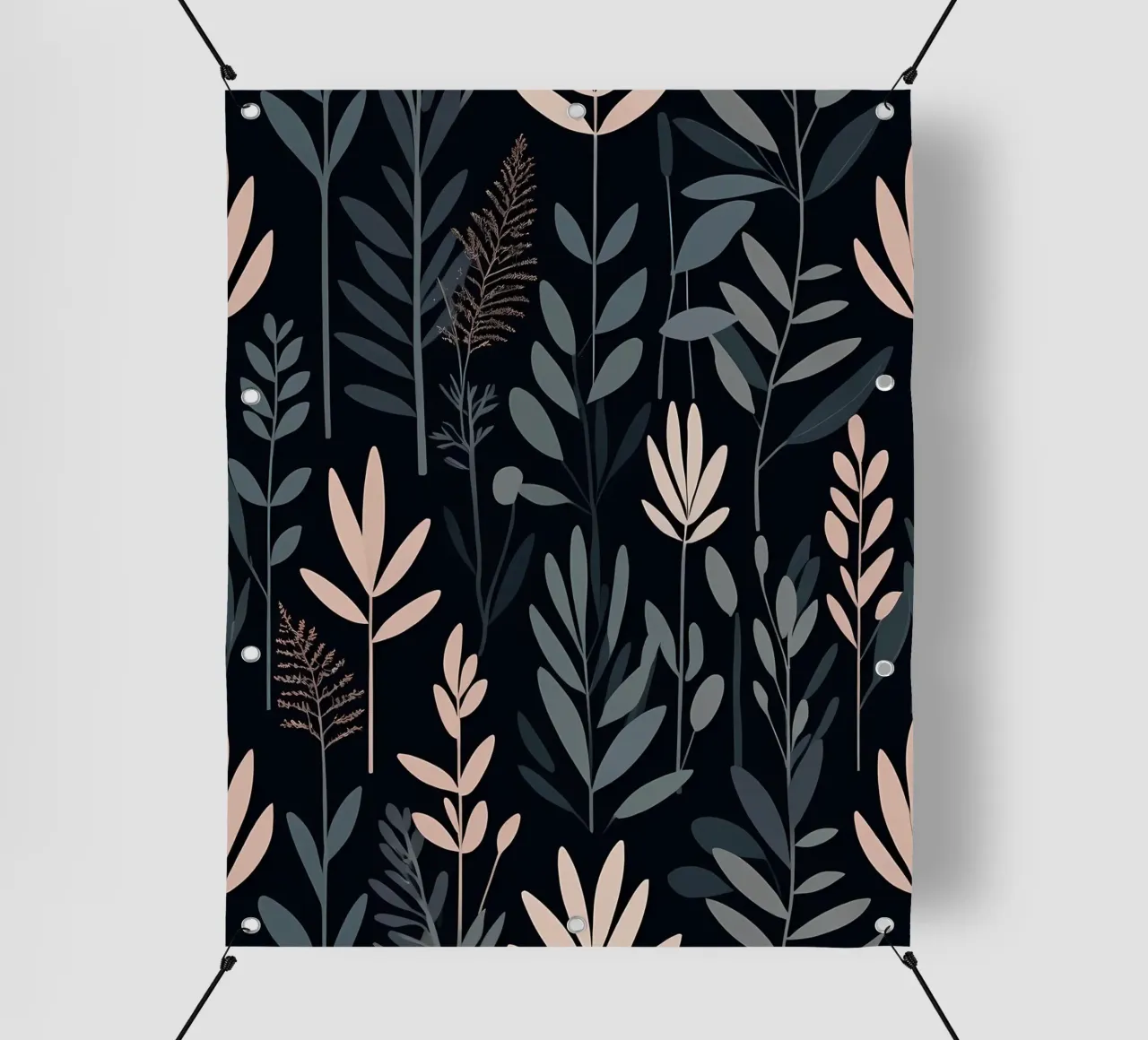 Sereno astratto botanico telo in pvc da Artistic-shop