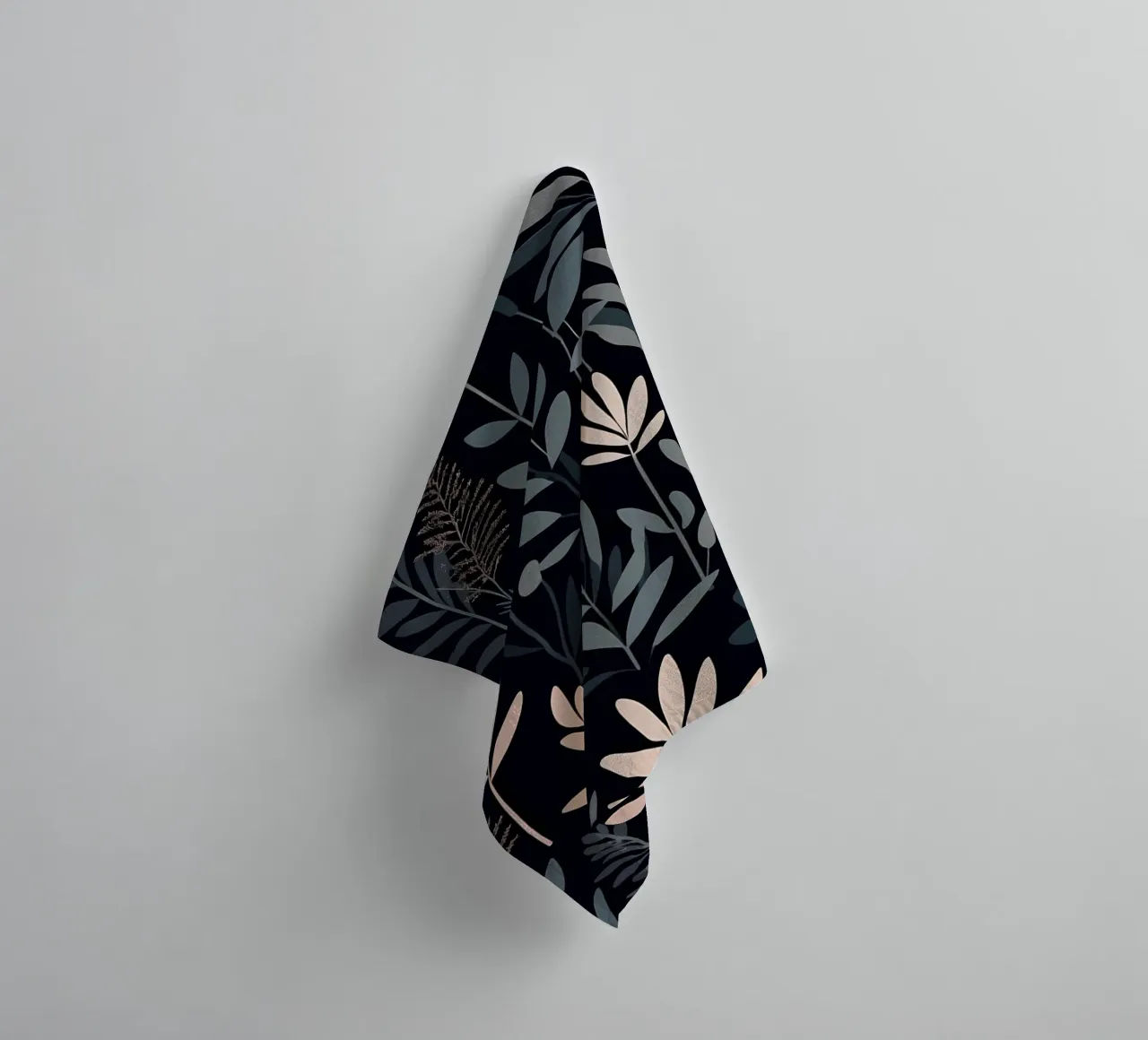 Serene Botanical Abstract towel by Artistic-shop
