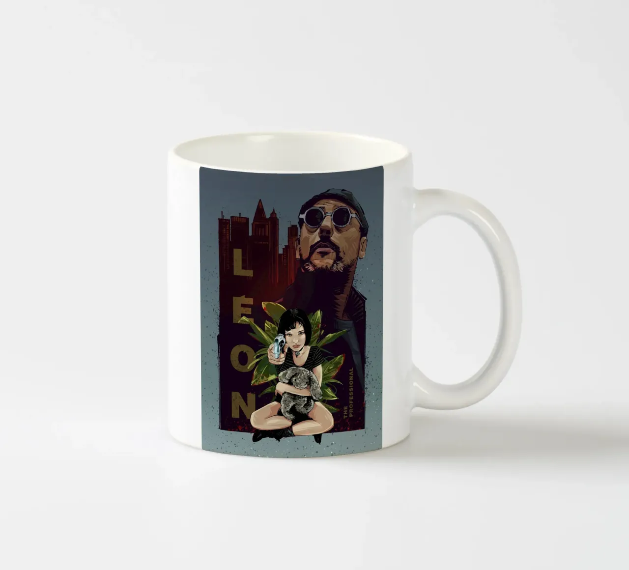 Leon The Professional tazza in ceramica da nabakumov