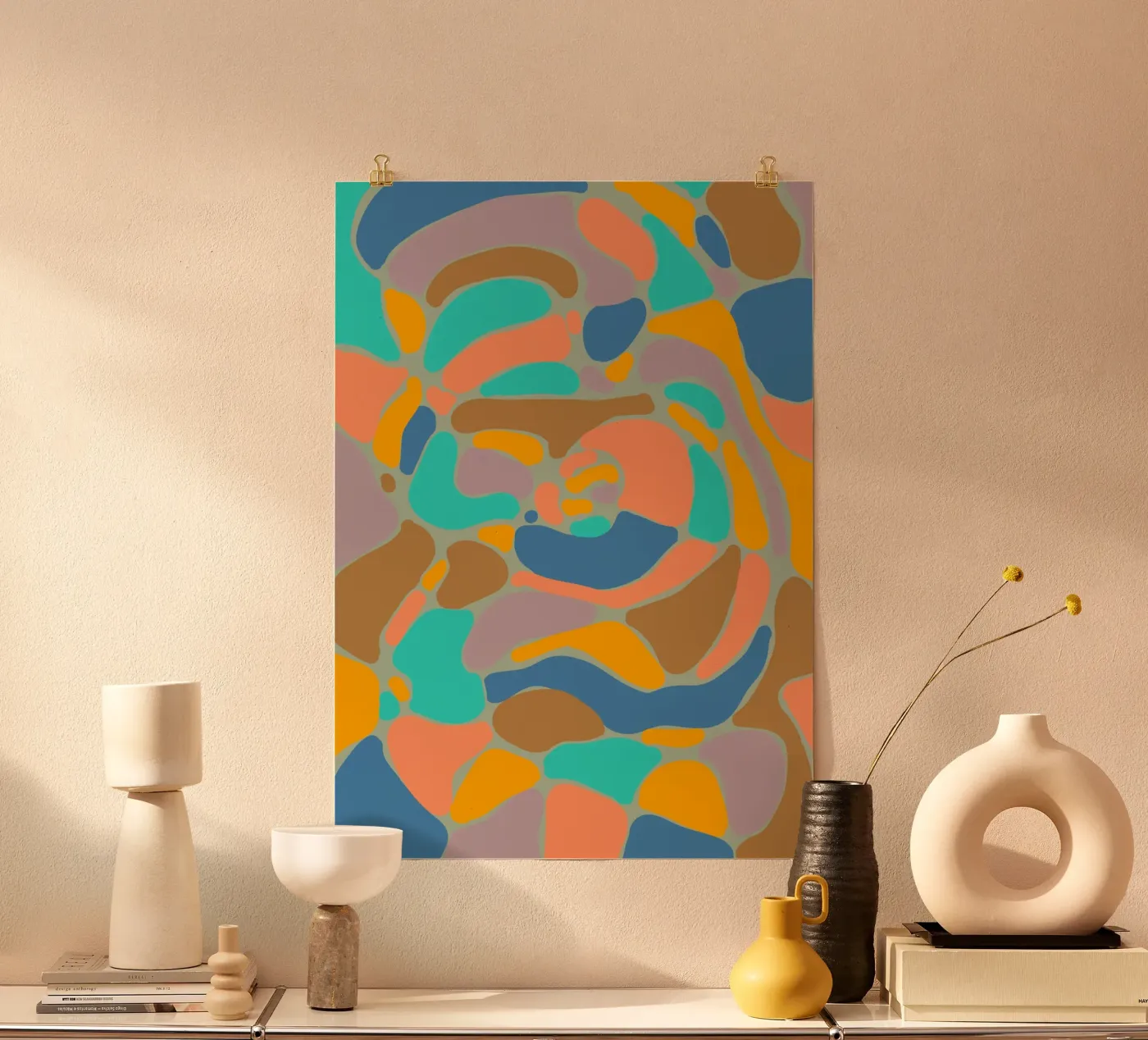 Pebbles poster van Simplicity
