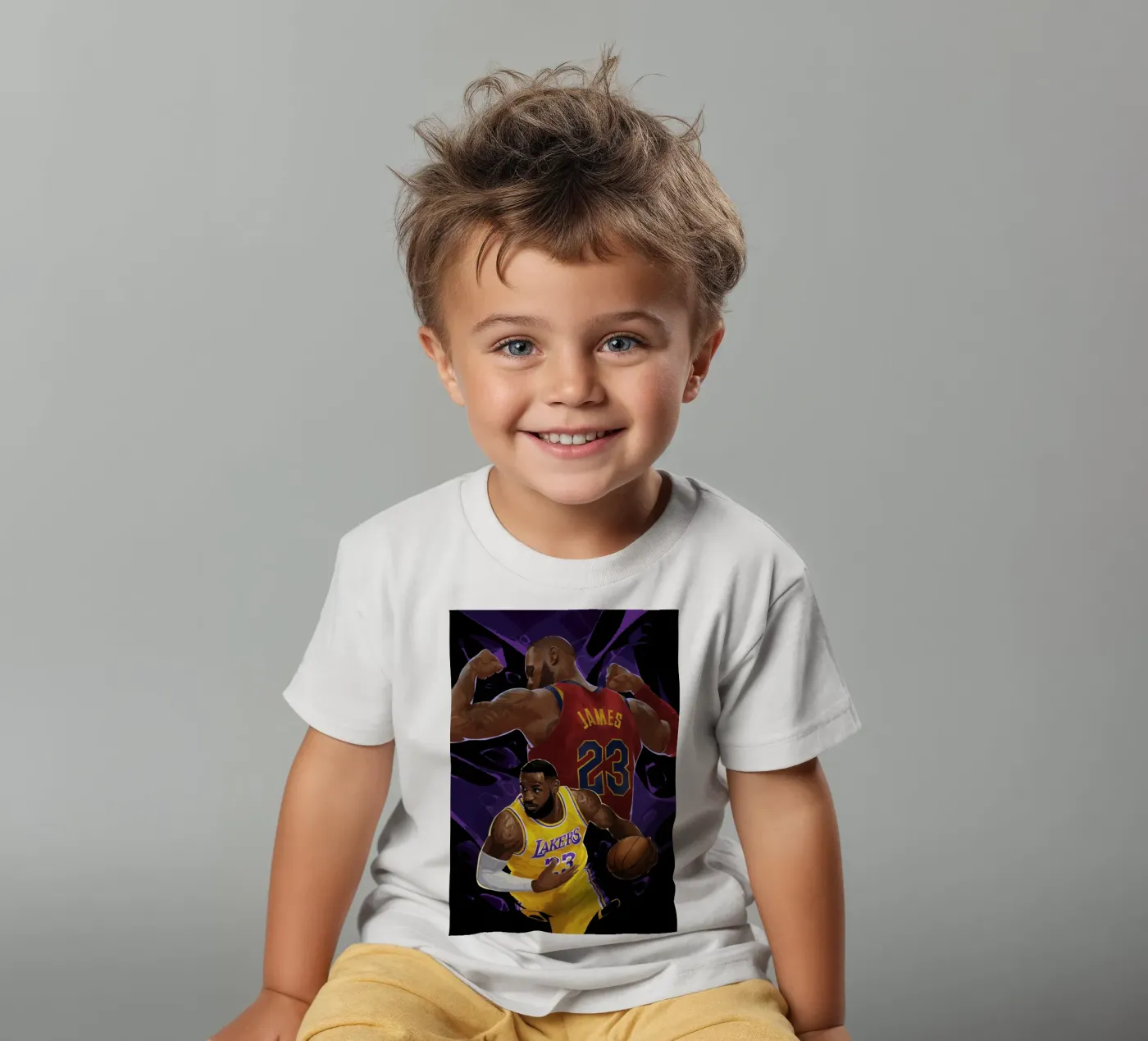 King James t-shirt bambini da nabakumov