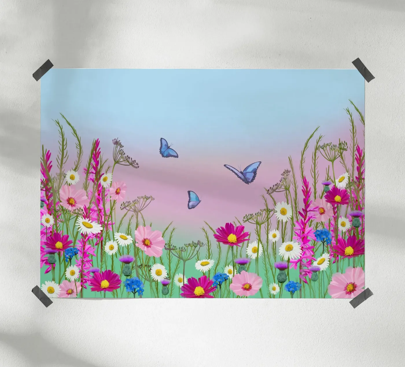Butterfly Meadow poster da ChristieC Designs