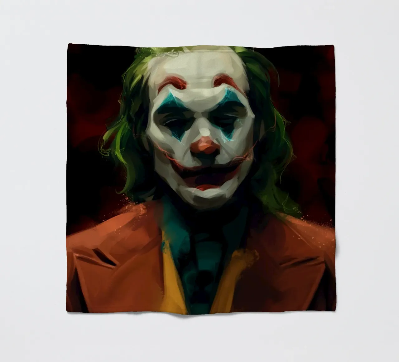 Happy Face Man fleece blanket by nabakumov