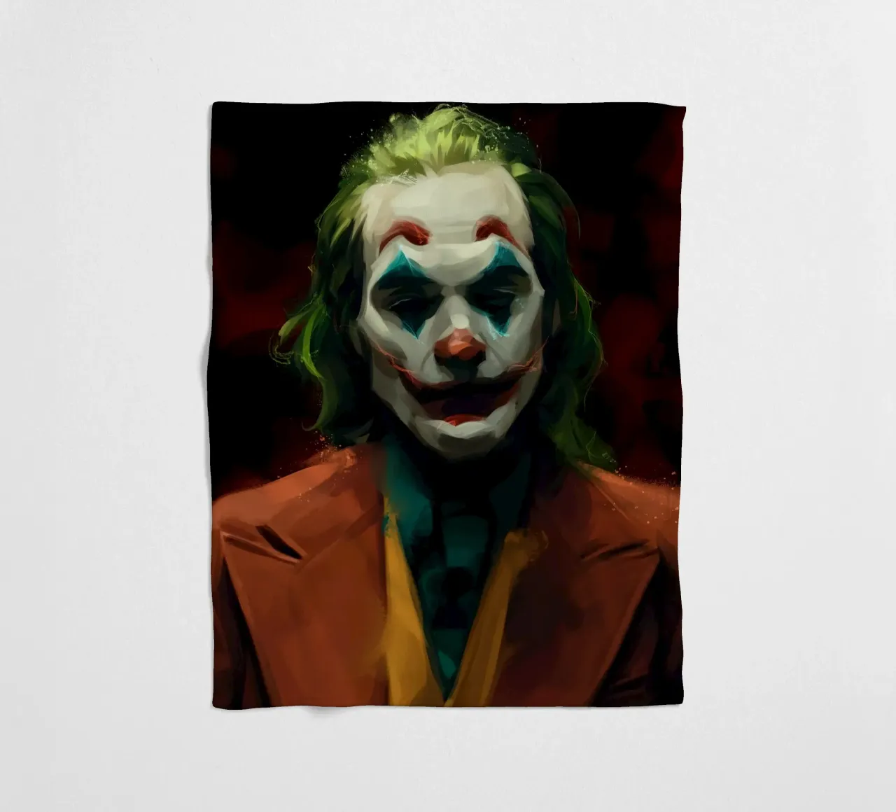 Happy Face Man fleece blanket by nabakumov
