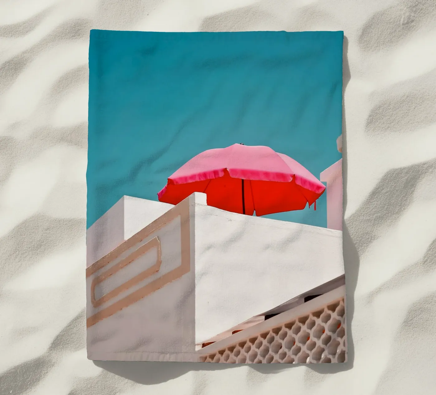 Umbrella beach towel by Thilo Grøsch
