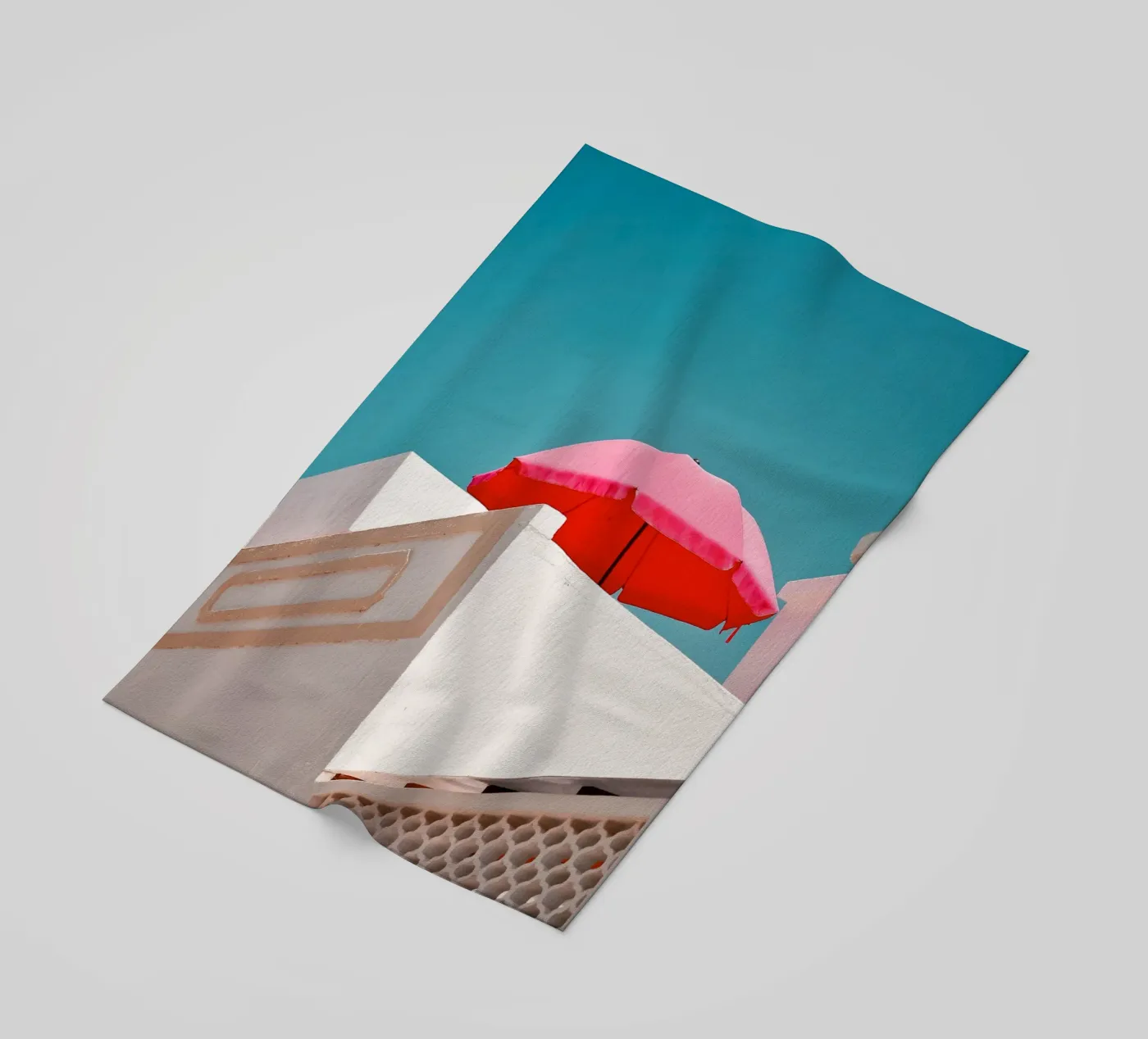 Umbrella beach towel by Thilo Grøsch