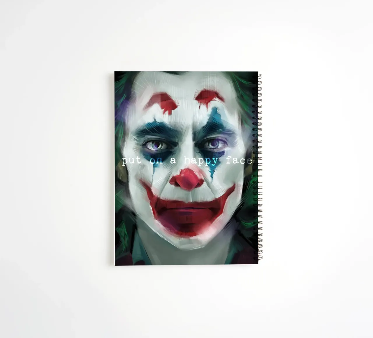 Put On A Happy Face spiral notebook by nabakumov