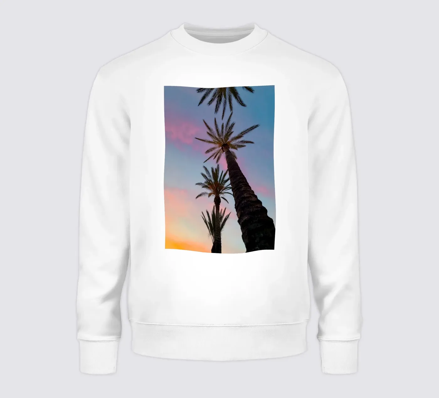 Sunset Palmtrees felpa da Thilo Grøsch