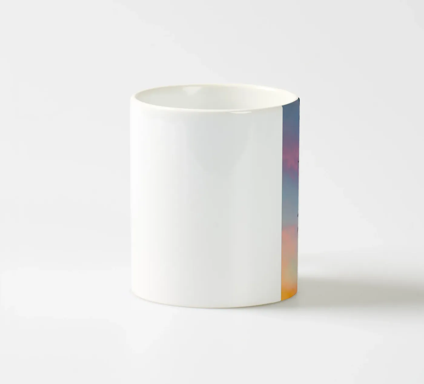 Sunset Palmtrees ceramic mug by Thilo Grøsch