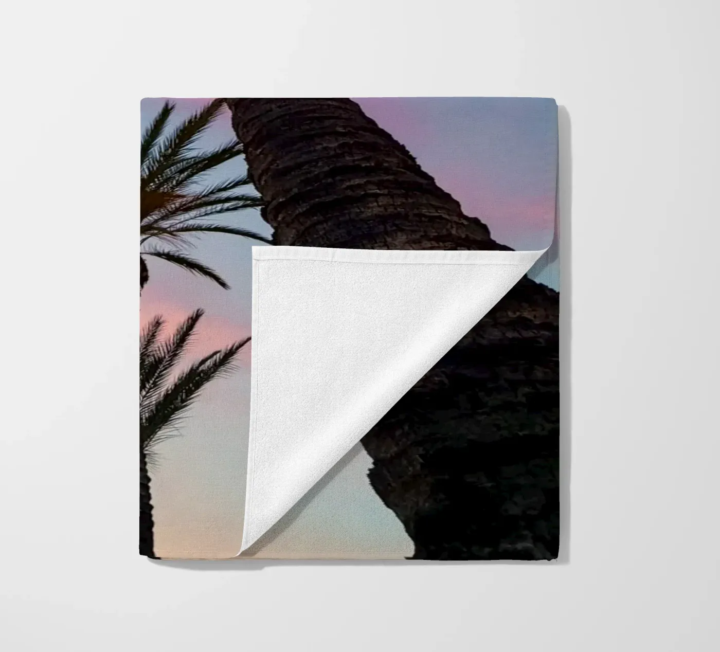 Sunset Palmtrees telo mare da Thilo Grøsch