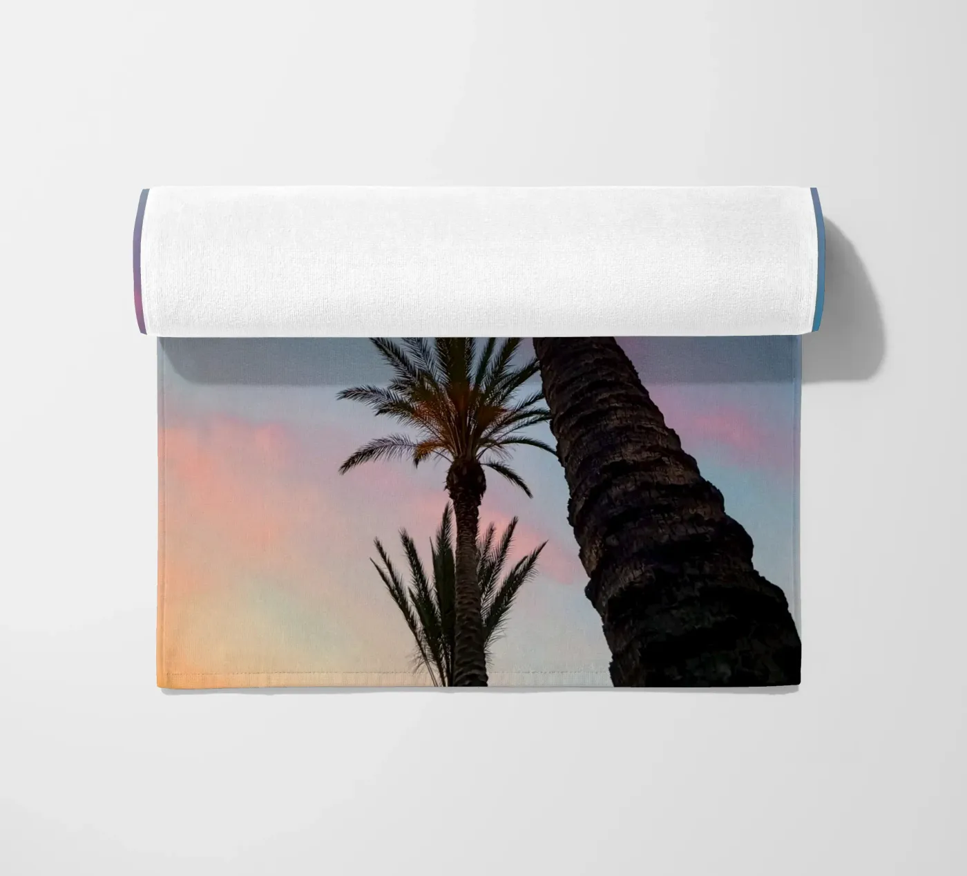 Sunset Palmtrees telo mare da Thilo Grøsch