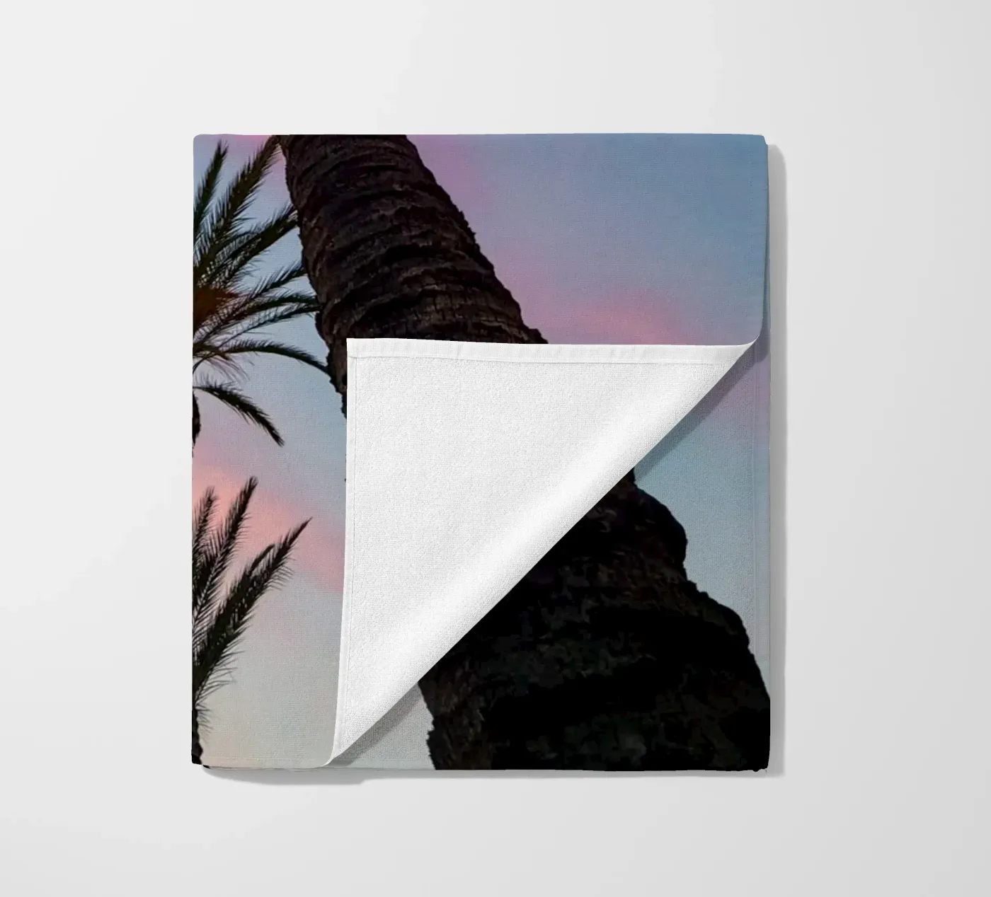 Sunset Palmtrees telo mare da Thilo Grøsch