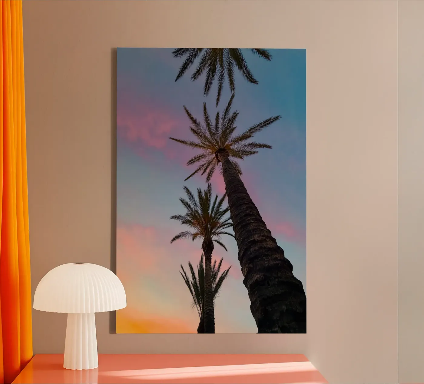 Sunset Palmtrees tela da Thilo Grøsch