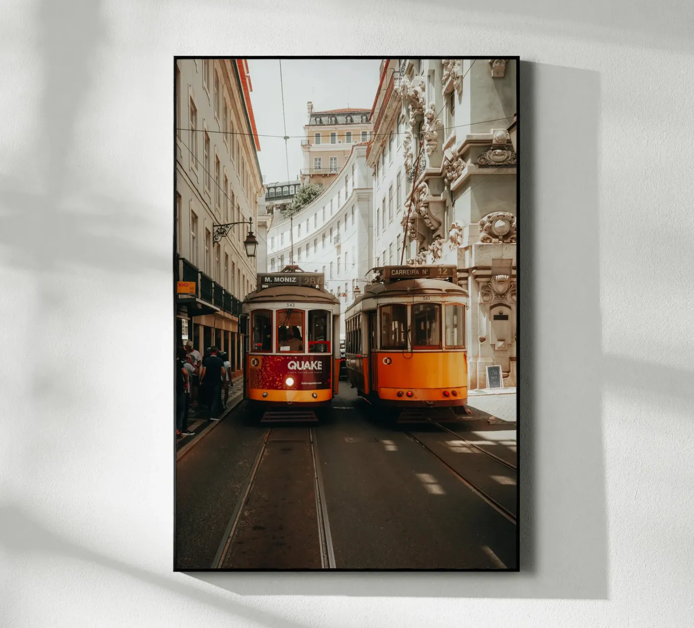 Lisbon Trams plexiglas de Thilo Grøsch