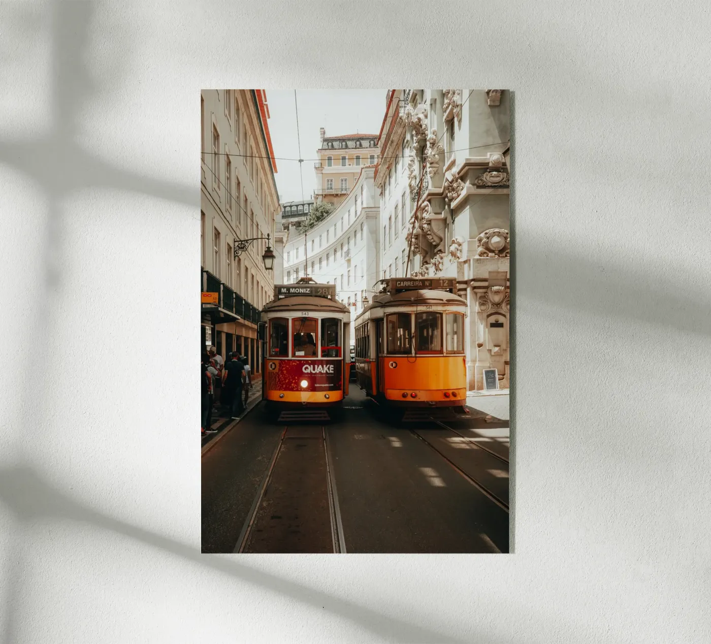 Lisbon Trams plexiglas de Thilo Grøsch