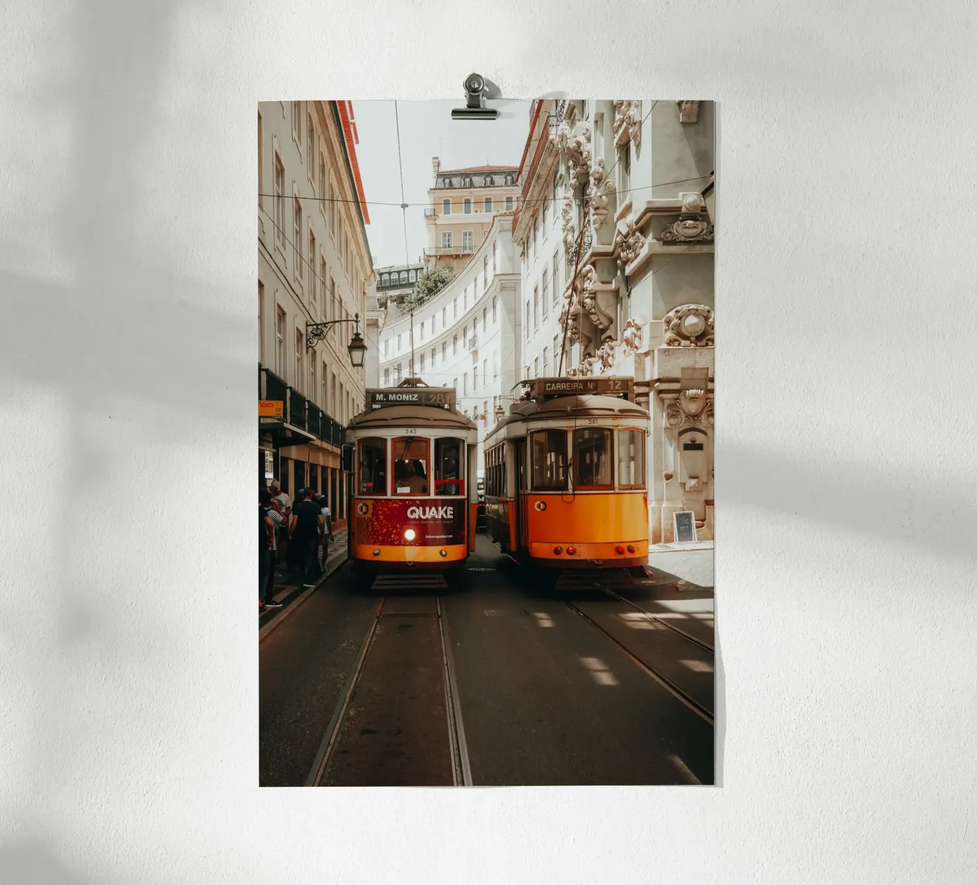 Lisbon Trams poster van Thilo Grøsch
