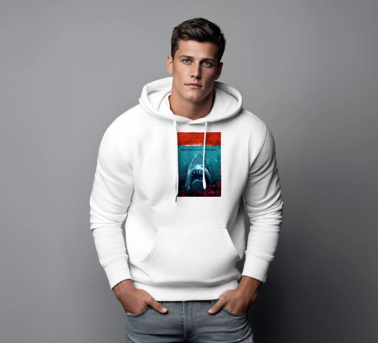 Jaws felpa con cappuccio da nabakumov