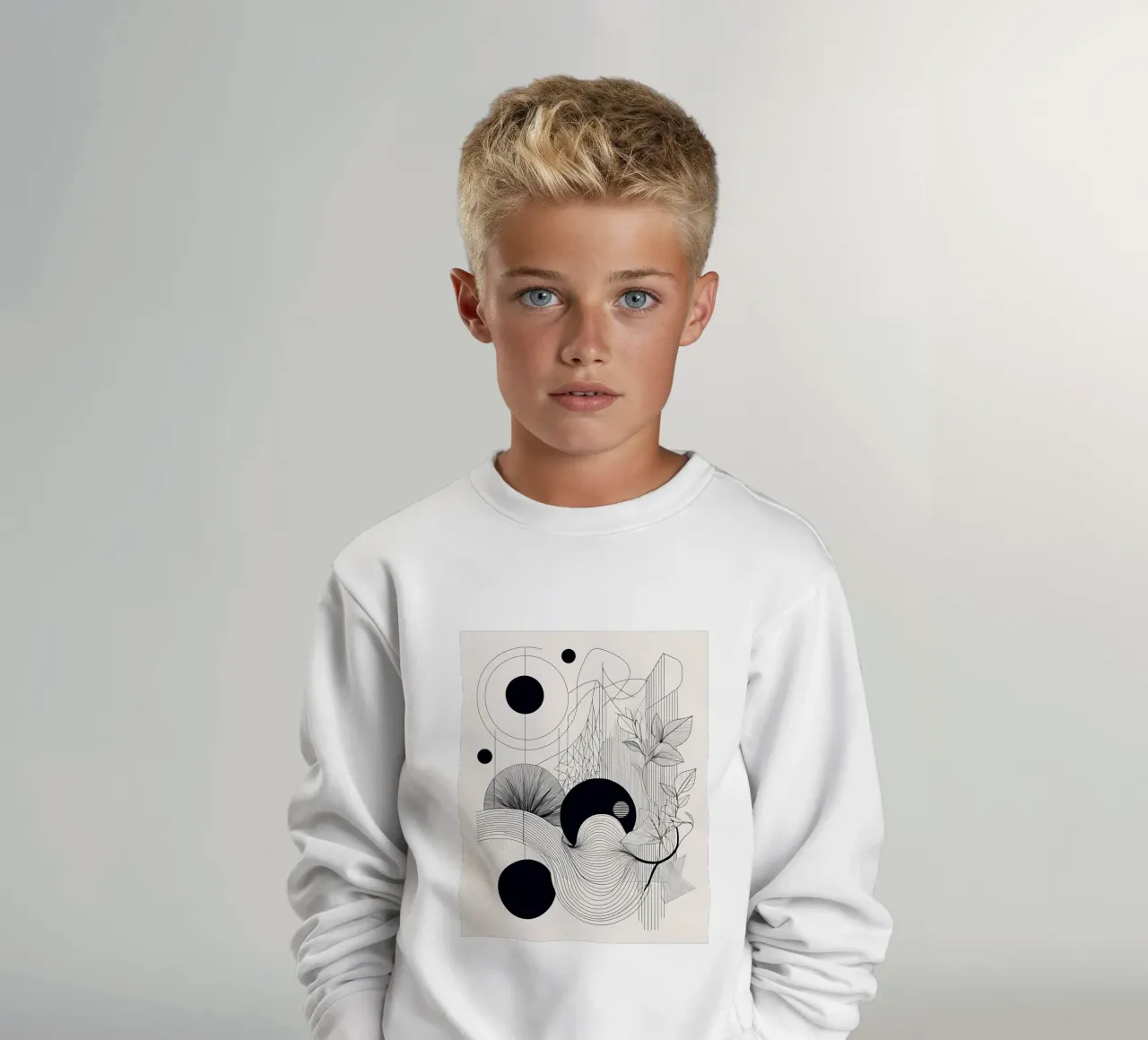 Armonia geometrica felpa bambino da Artistic-shop