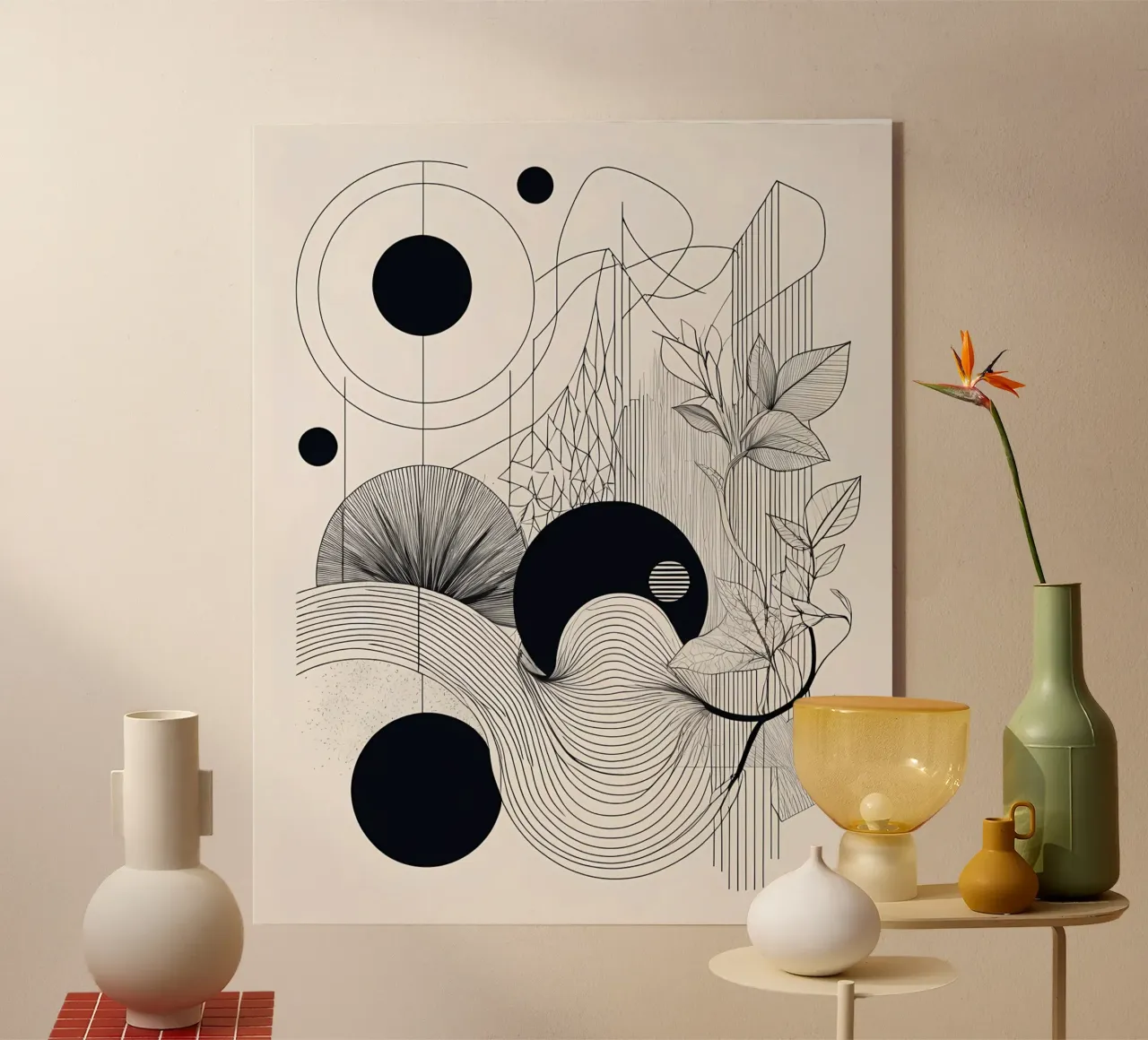 Armonia geometrica plexiglass da Artistic-shop