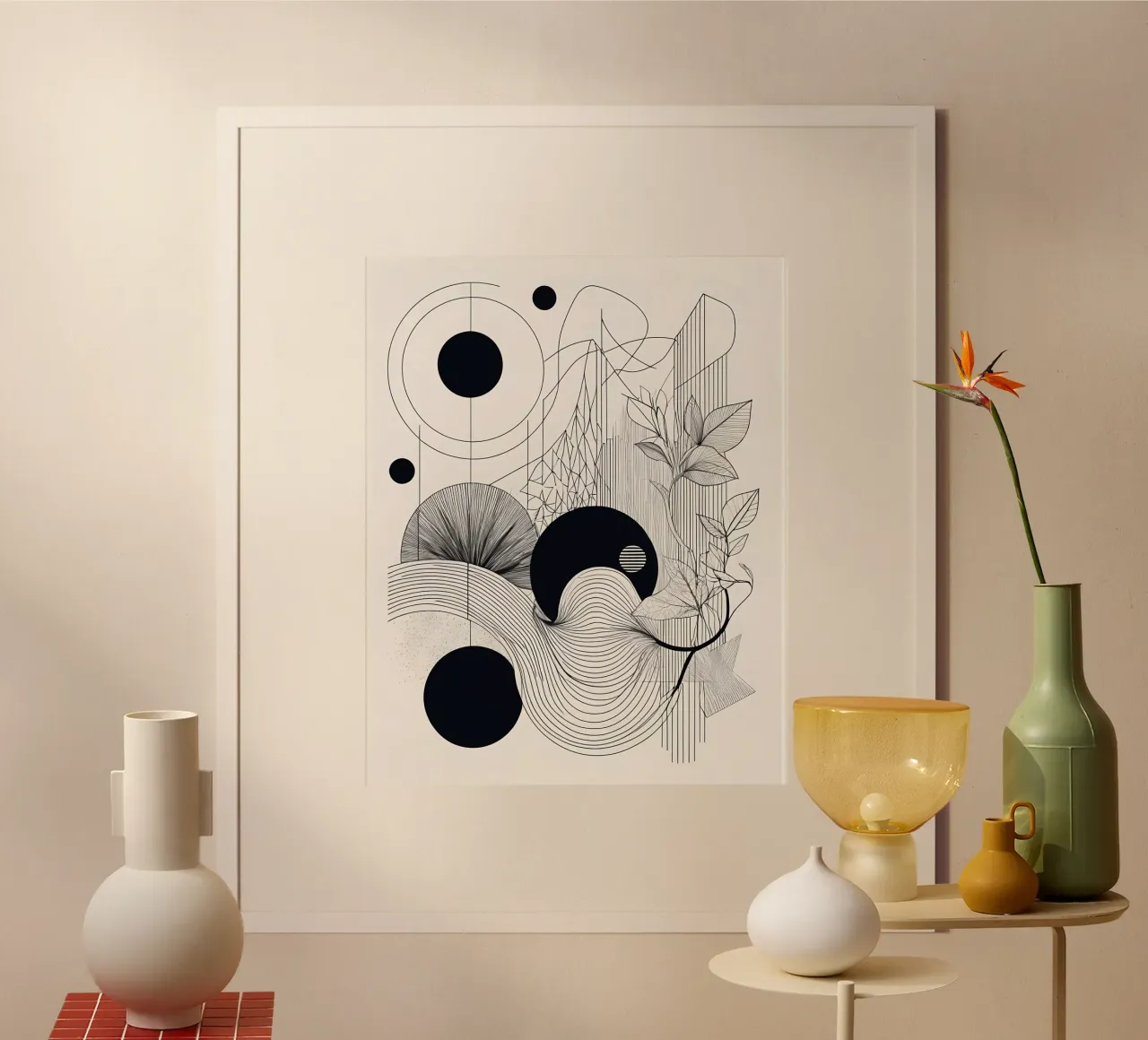 Armonia geometrica poster da Artistic-shop