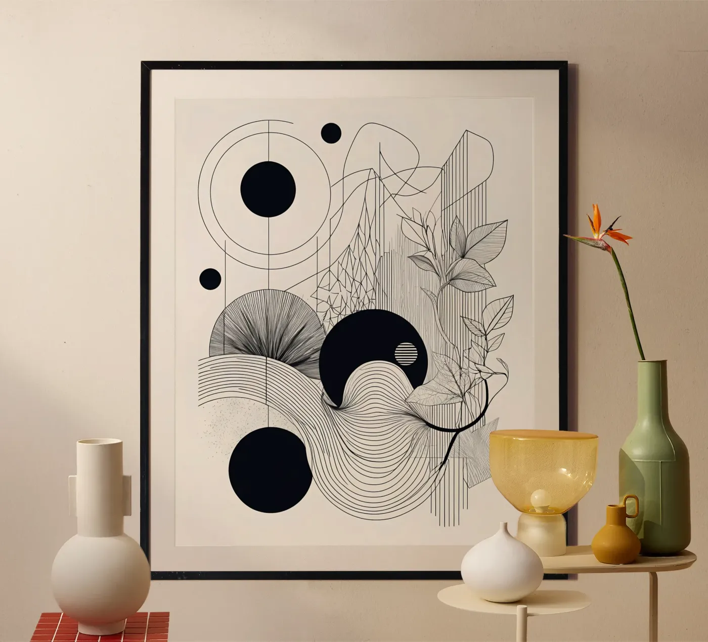 Geometric Harmony poster by Artistic-shop