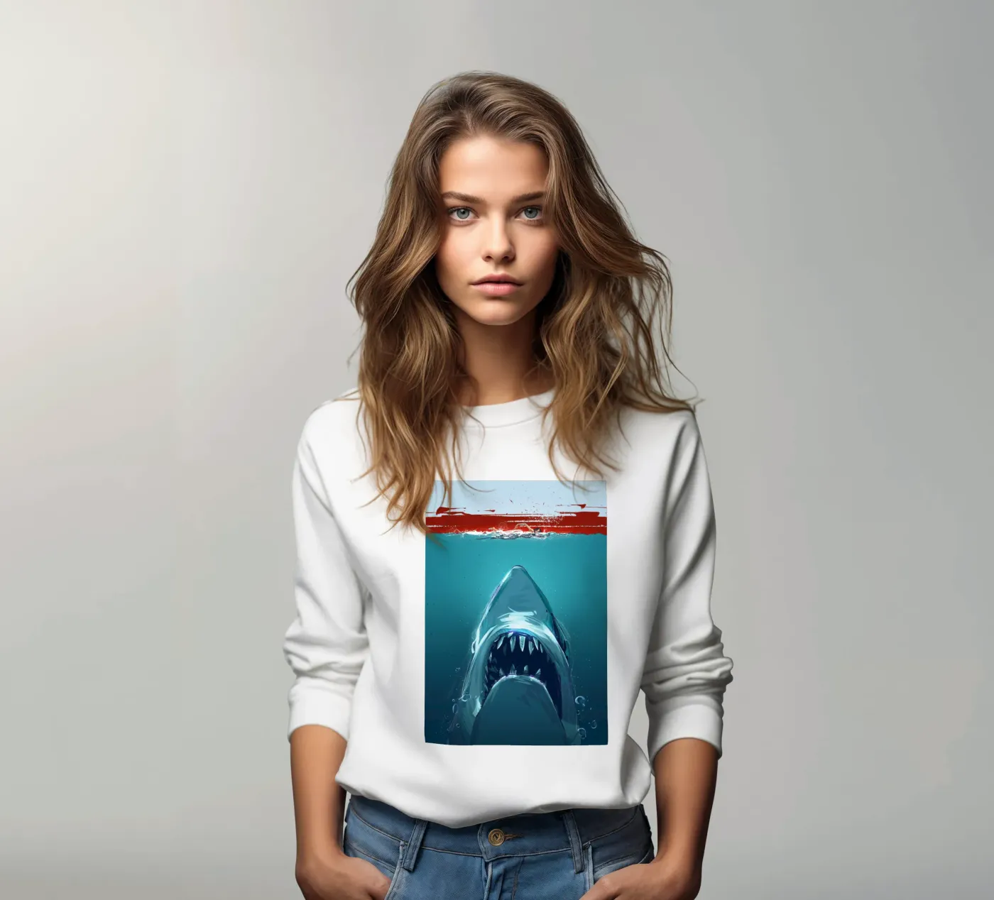 Jaws felpa da Nabakumovart II