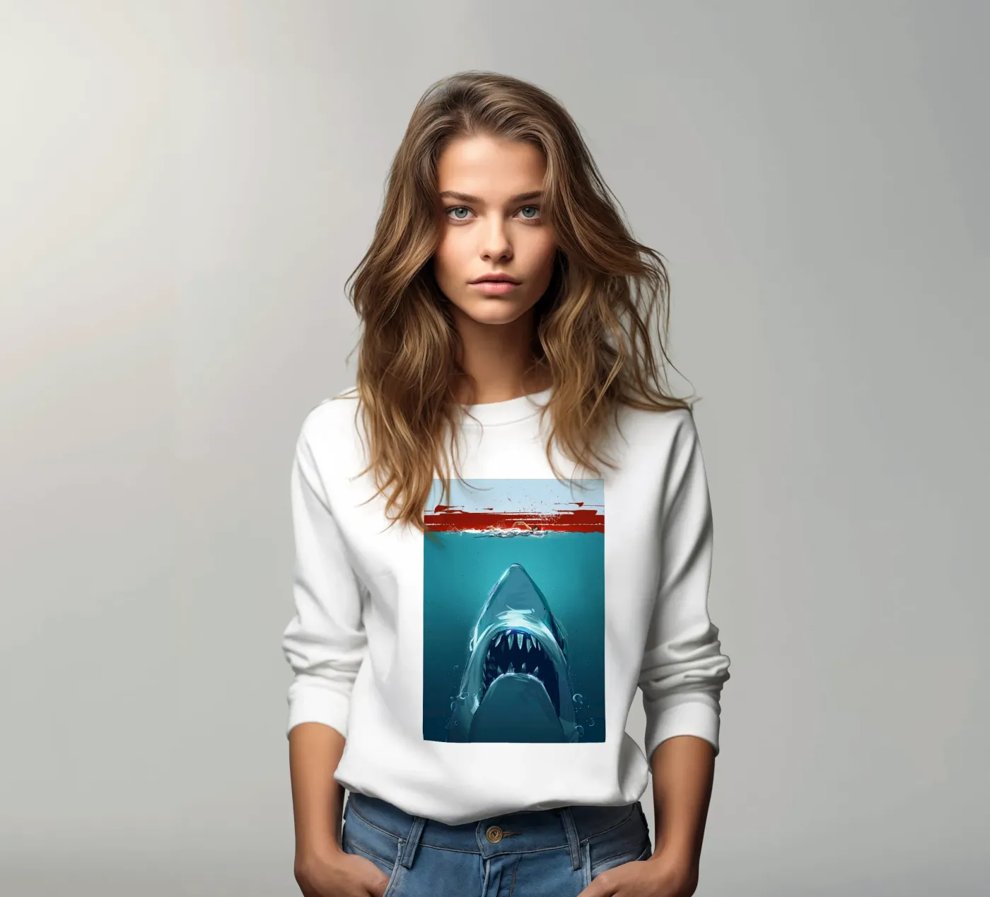 Jaws felpa da Nabakumovart II