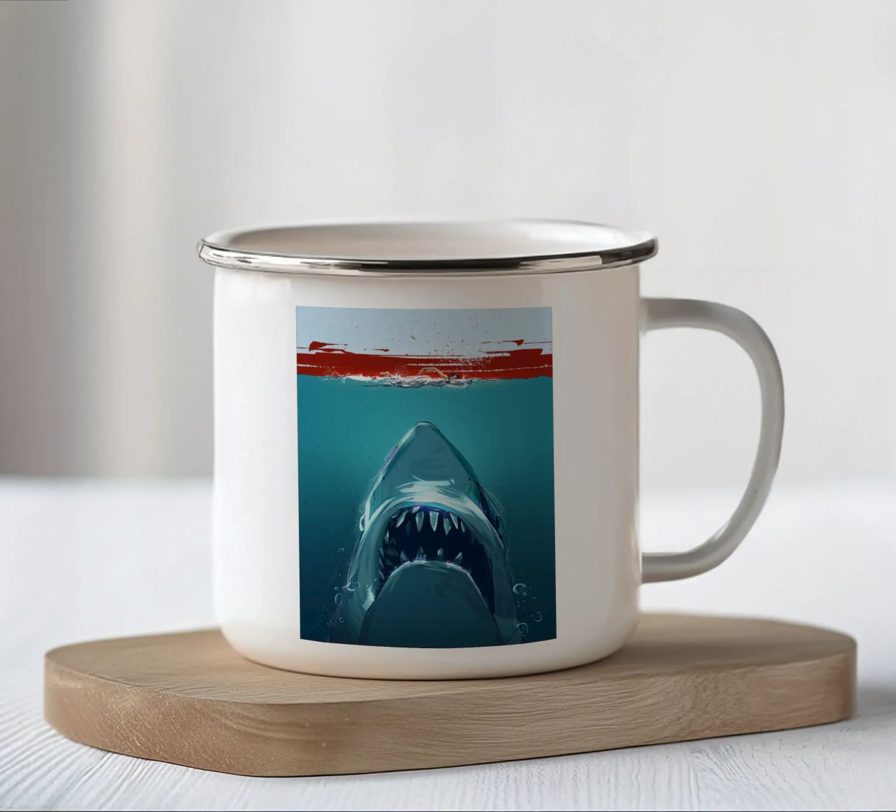 Jaws tazza in smalto da nabakumov