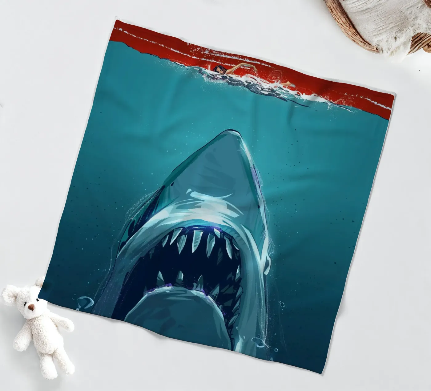 Jaws Fleecedecke von nabakumov