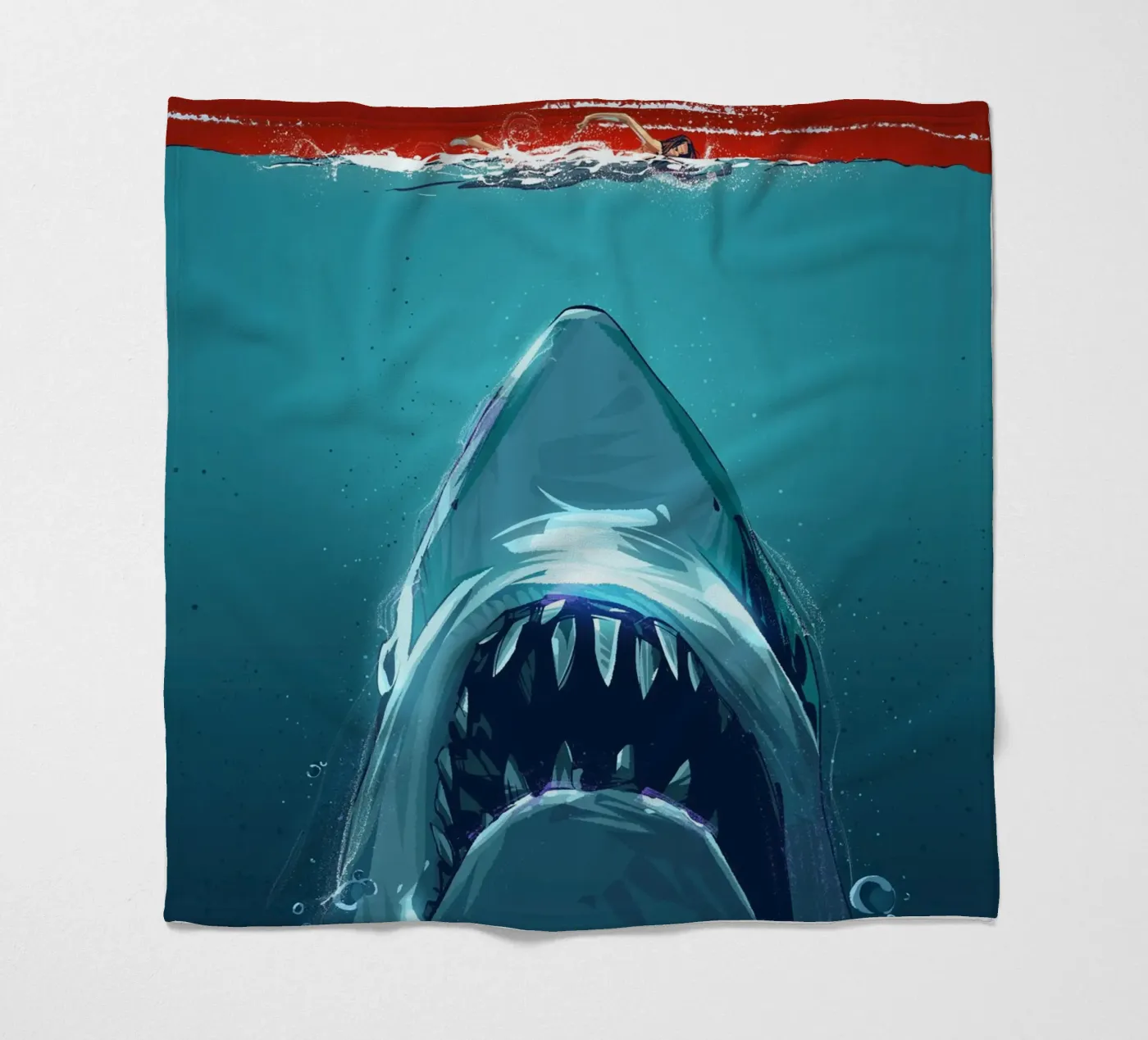 Jaws Fleecedecke von nabakumov