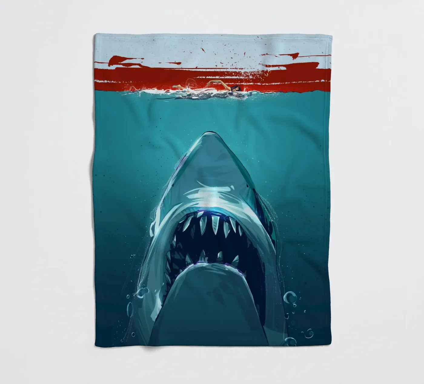 Jaws Fleecedecke von nabakumov