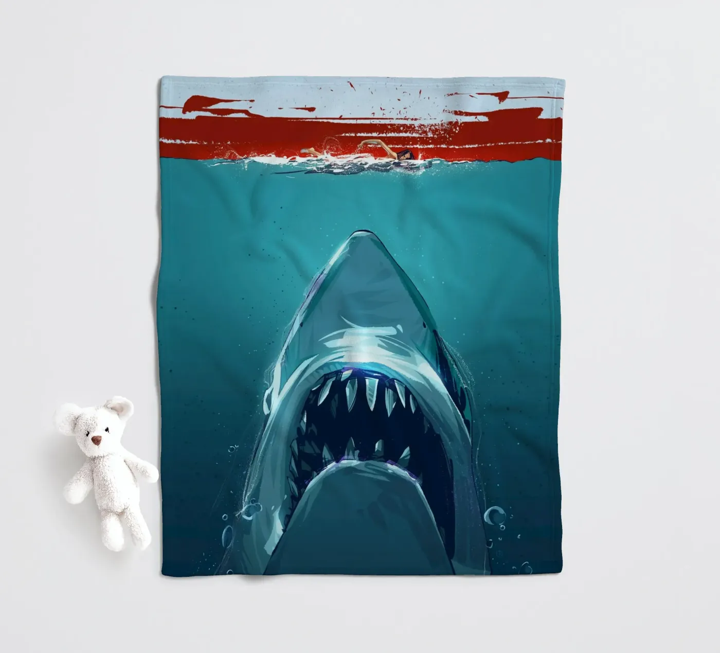 Jaws Fleecedecke von nabakumov
