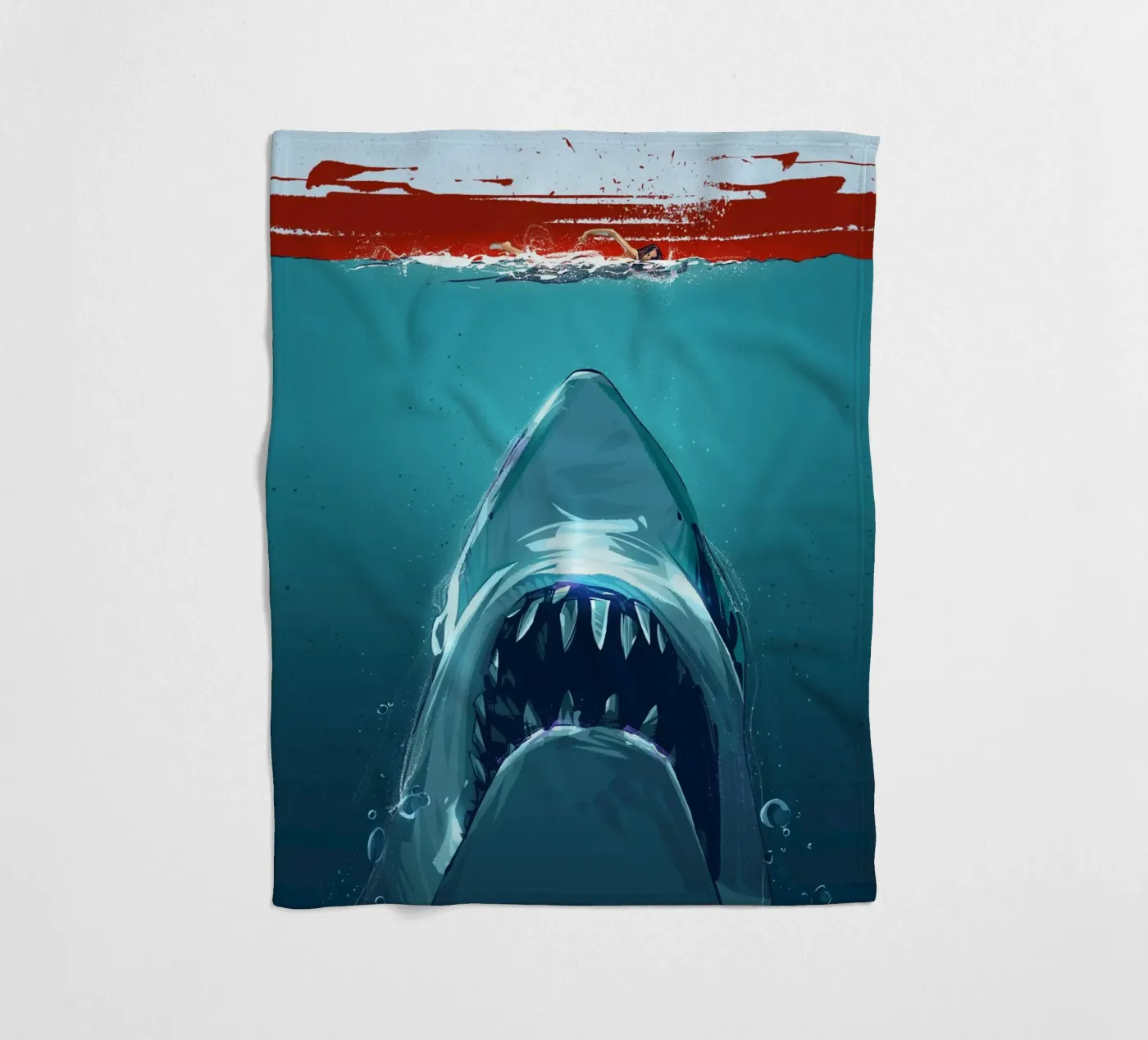 Jaws Fleecedecke von nabakumov