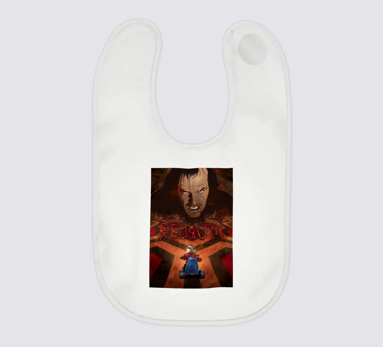 Redrum baby bib by nabakumov