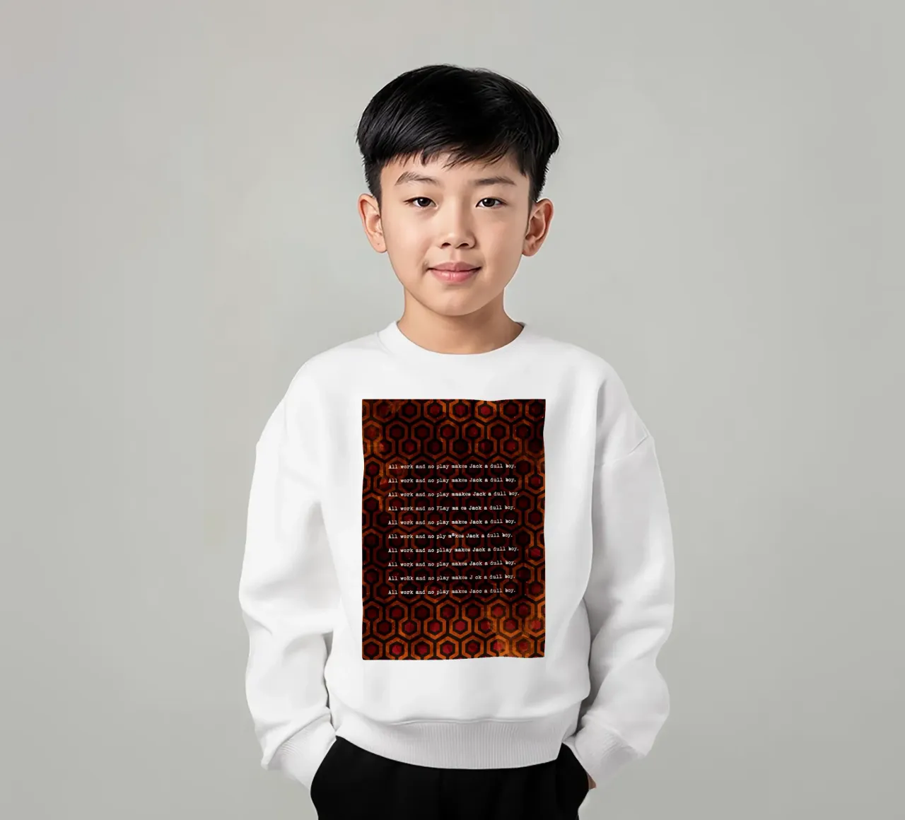 Jack's Typewriter felpa bambino da nabakumov