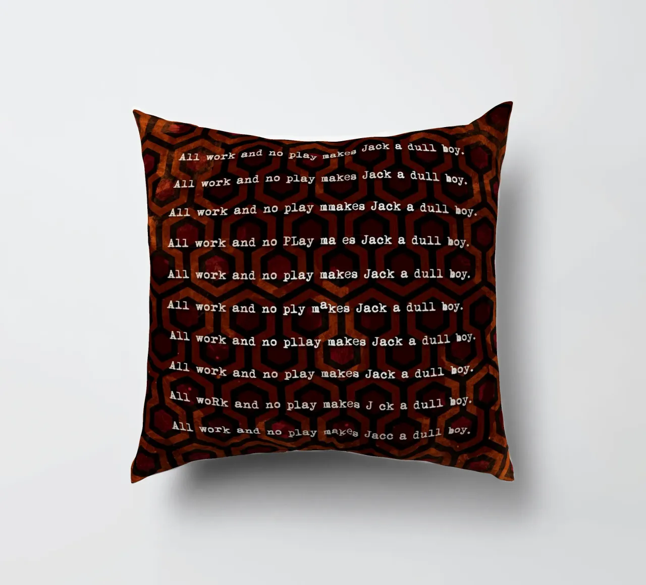 Jack's Typewriter cuscino da nabakumov