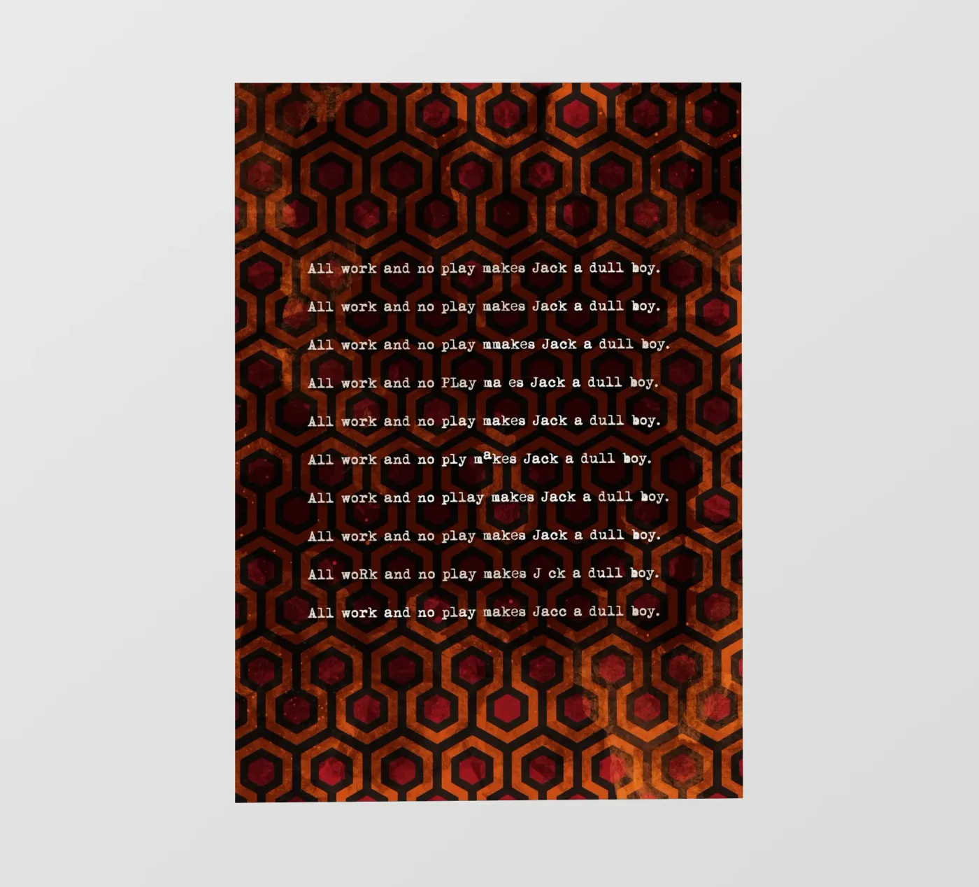 Jack's Typewriter fotobehang van nabakumov